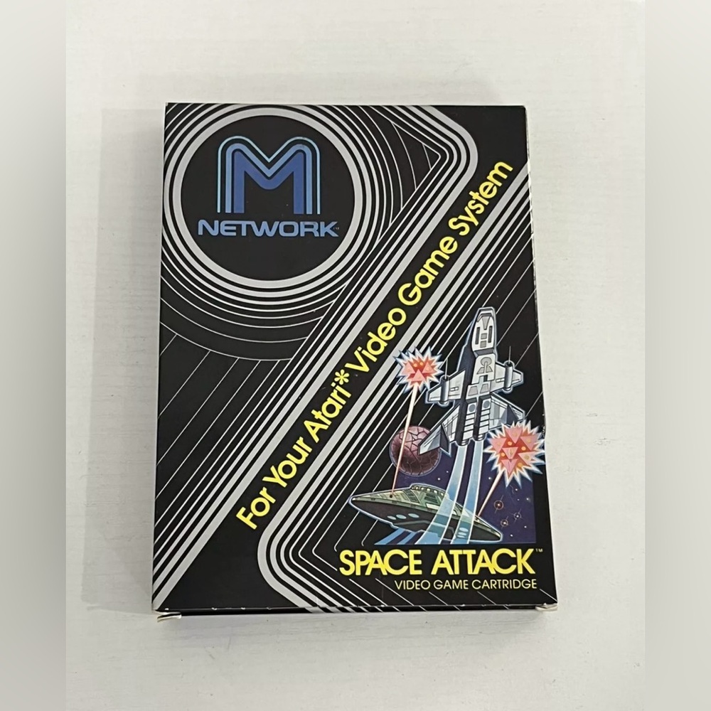 Space Attack (Atari 2600, 1982) CIB - With manual Good Vintage Condition